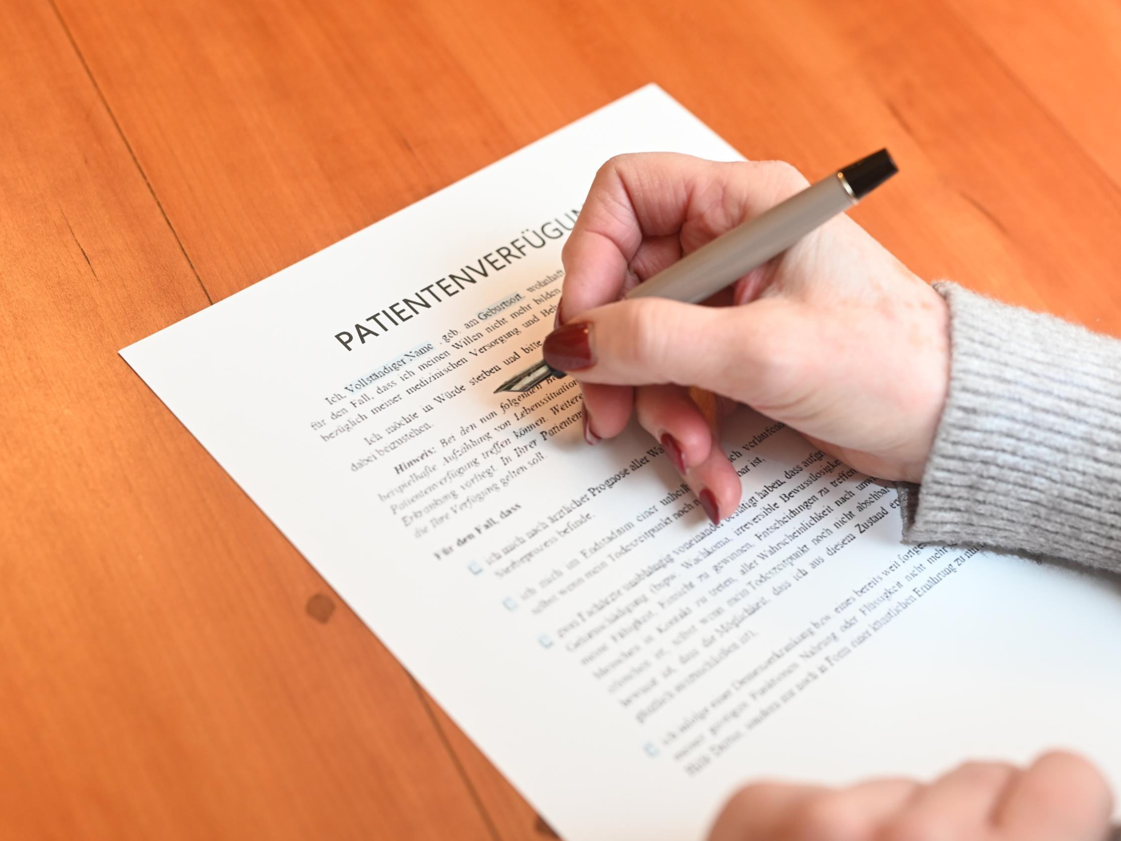 Patientenverfügung