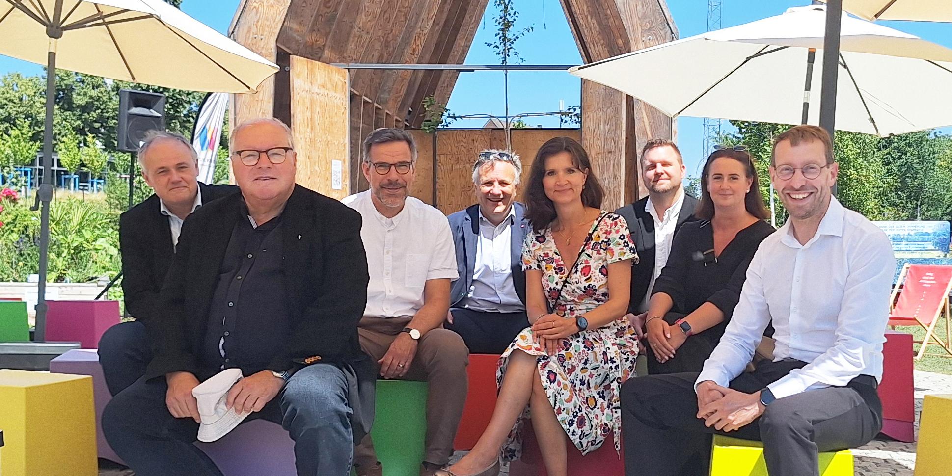 Diakonie und Caritas besuchen gemeinsam mit SKM und SkF die Landesgartenschau und gewinnen einen Vorgeschmack auf die Aktionswoche 'Nah beim Menschen' vom 21. bis 27. September.